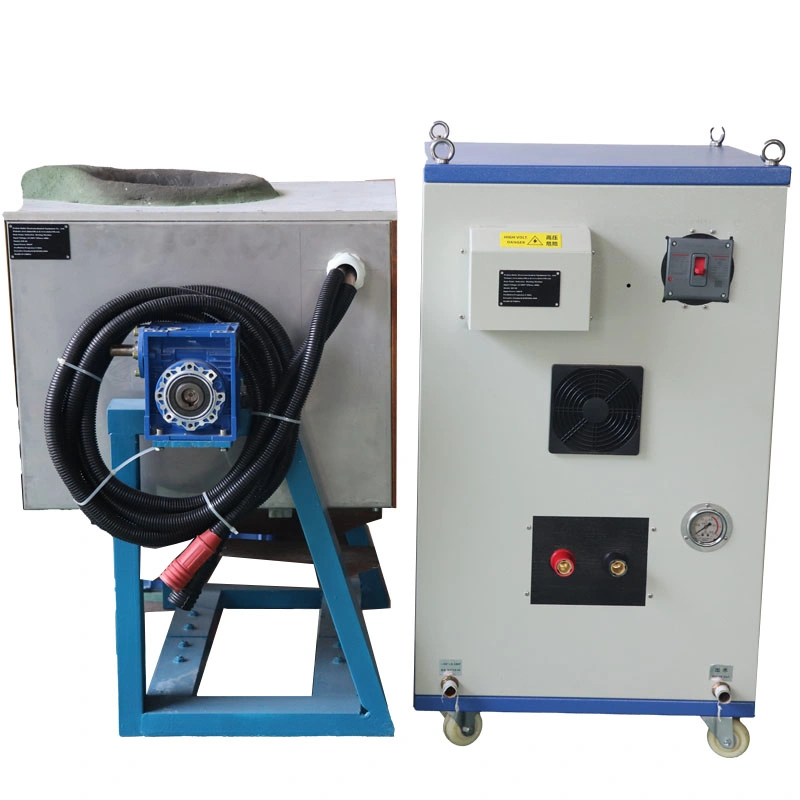 धातु / लोहे के लिए जीएसजी प्रमाणन 80kw इंडक्शन मेल्टिंग फर्नेस 2