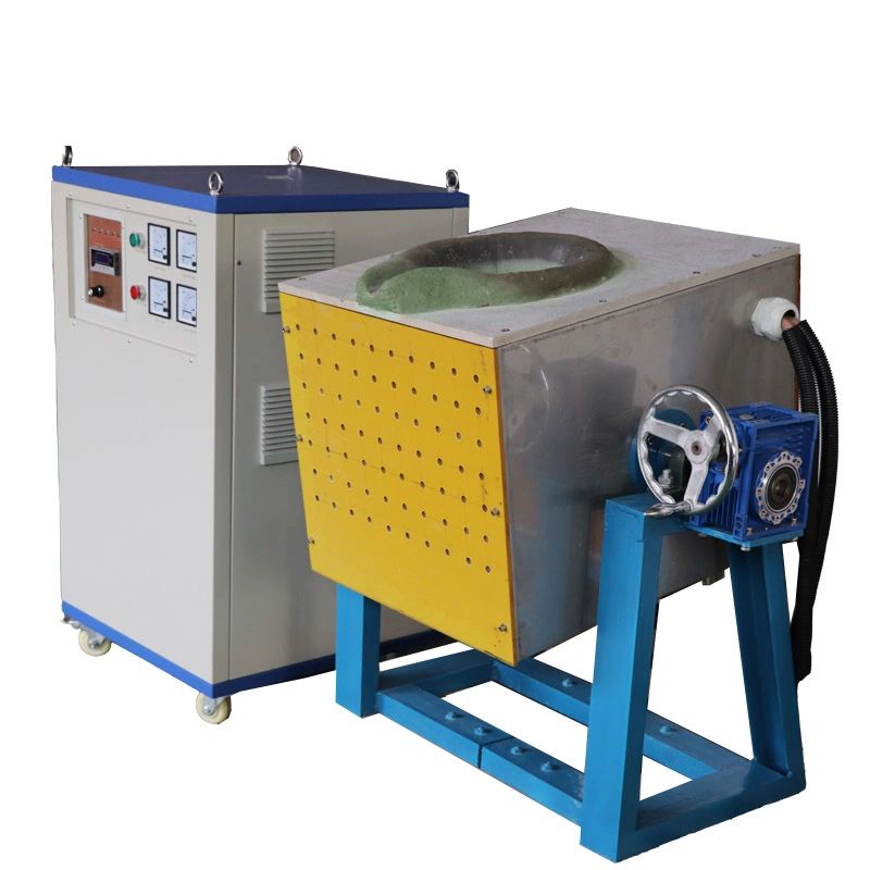 धातु / लोहे के लिए जीएसजी प्रमाणन 80kw इंडक्शन मेल्टिंग फर्नेस 3