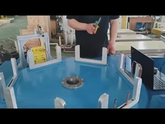 अनुकूलित पूरी तरह से स्वचालित टर्नटेबल प्रकार छह स्टेशन आईजीबीटी प्रेरण वेल्डिंग उपकरण प्रणाली