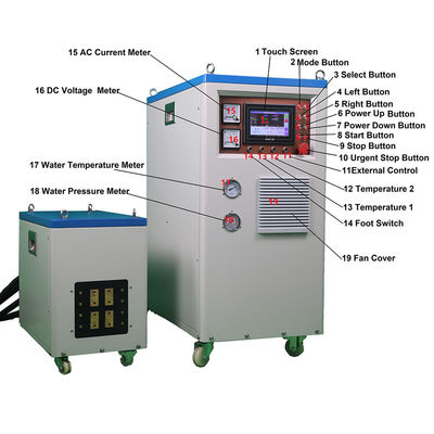 अच्छा दाम 10-40Khz औद्योगिक प्रेरण ताप मशीन 120KW डिजिटल प्रेरण शमन मशीन ऑनलाइन
