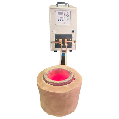 उच्च दक्षता आईजीबीटी प्रेरण पिघलने मशीन 30KG भट्ठी एमएफ-60KW के साथ